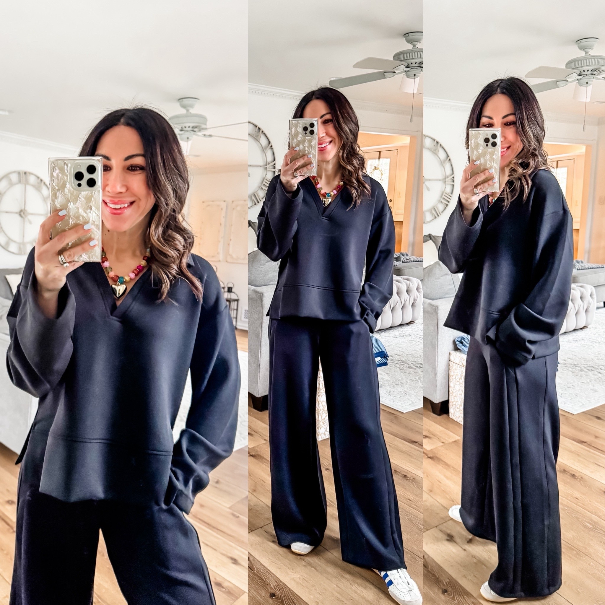 Copy the promo code for 20% off @Spanx. Wearing small petite pants. Small top.



#LTKPetite #LTKSpringSale #LTKOver40