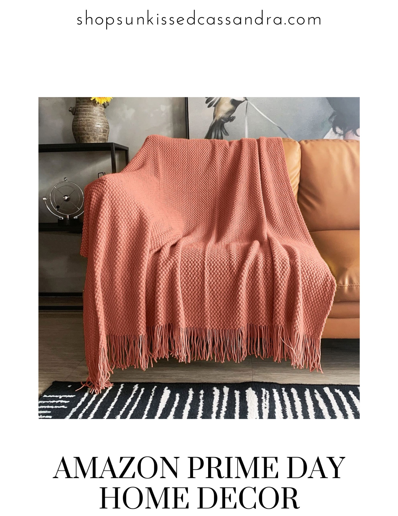 Coral coastal inspired woven blanket part of the Amazon Prime Day 

#LTKunder50 #LTKhome #LTKsalealert