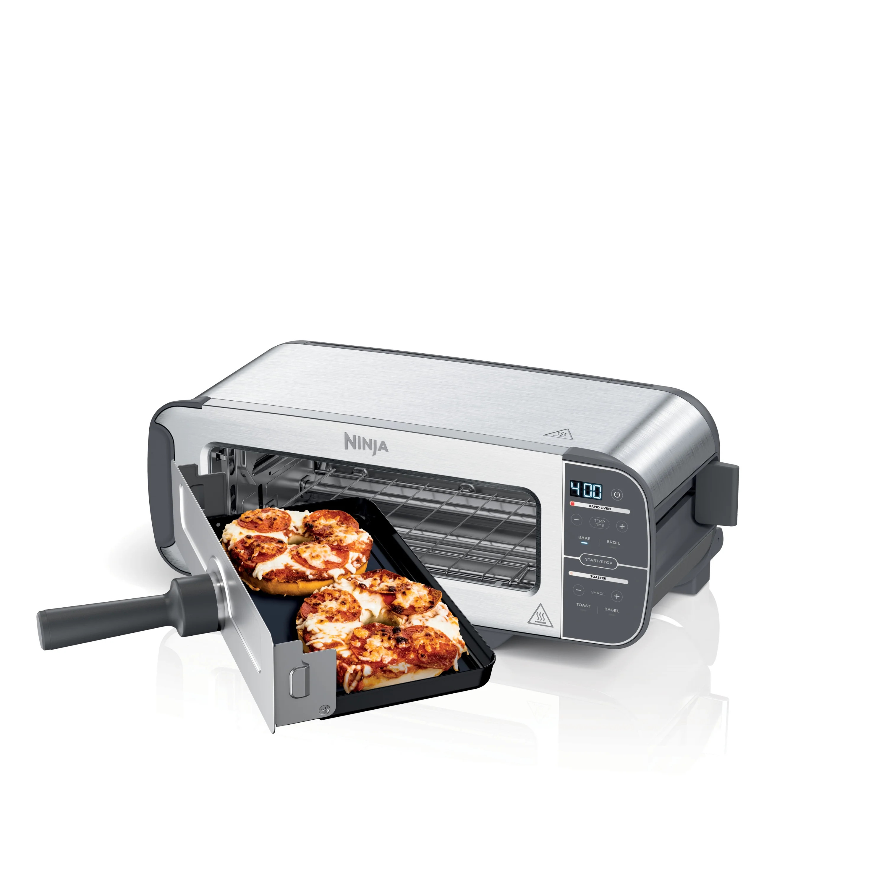Ninja® Foodi™ 2-in-1 Flip Toaster, 2-Slice Toaster, Compact Toaster Oven, Snack Maker, 1500 Wa... | Walmart (US)