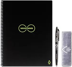 Rocketbook Smart Reusable Notebook - Dot-Grid Eco-Friendly Notebook with 1 Pilot Frixion Pen & 1 ... | Amazon (US)