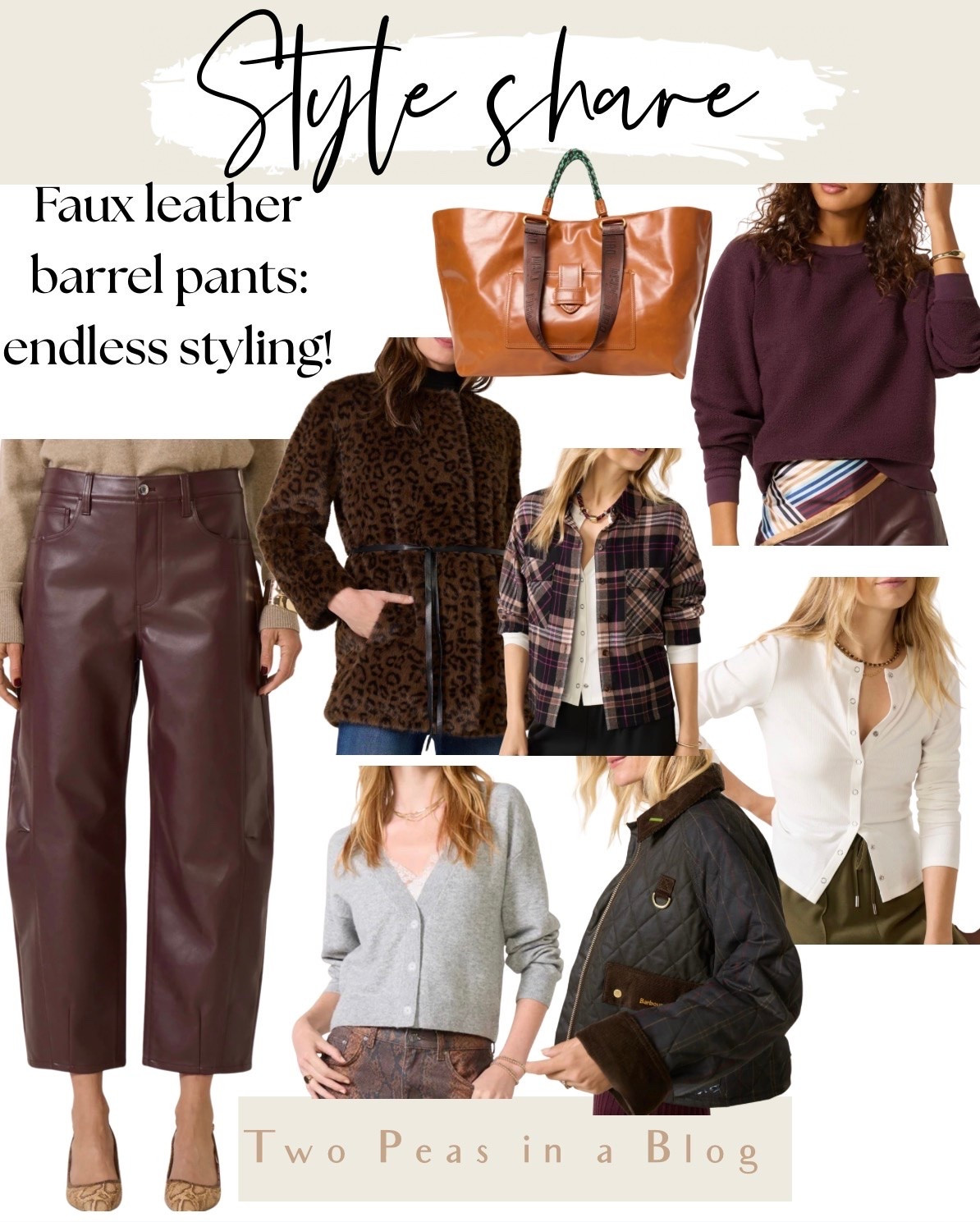 Ordered!! So many ways to style these barrel pants. Love the color way.