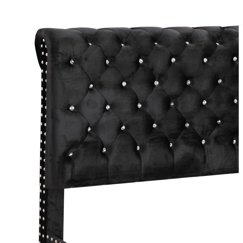 Etta Avenue™ Kailyn Tufted Upholstered Low Profile Standard Bed & Reviews | Wayfair | Wayfair North America