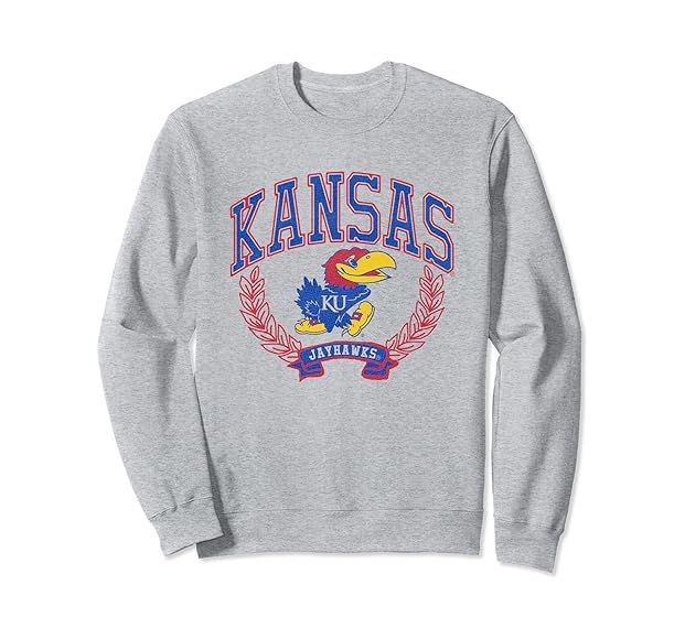 Kansas Jayhawks Victory Vintage Sweatshirt | Amazon (US)