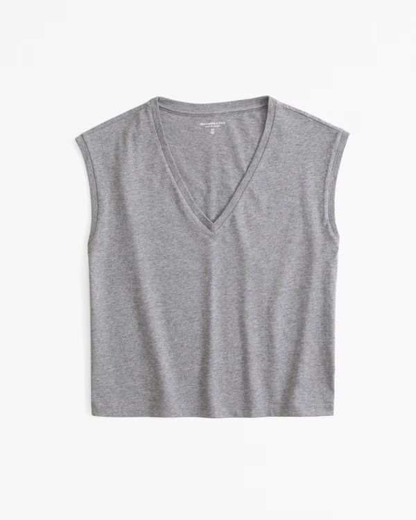 Essential Easy V-Neck Tank | Abercrombie & Fitch (US)