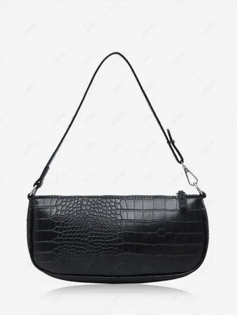 Animal Embossed Leather Sling Bag - Black | ZAFUL (Global)