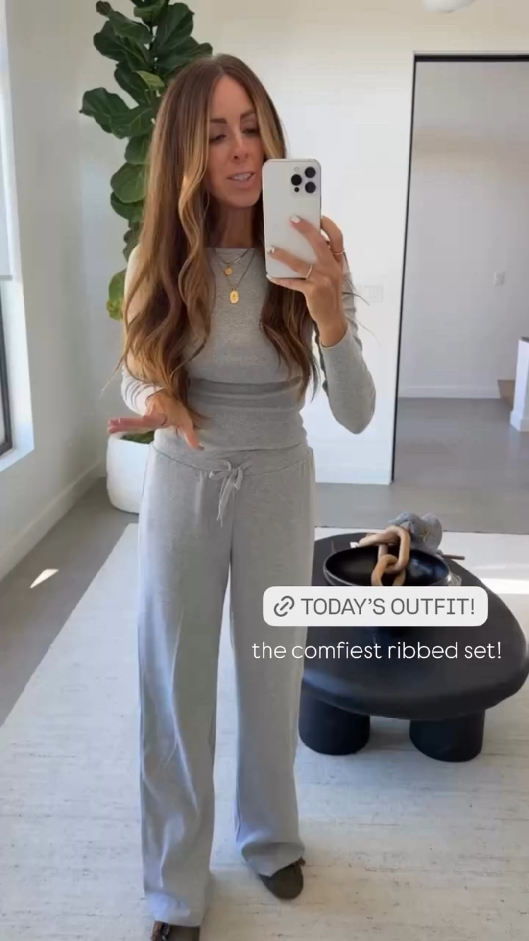 the comfiest ribbed set!