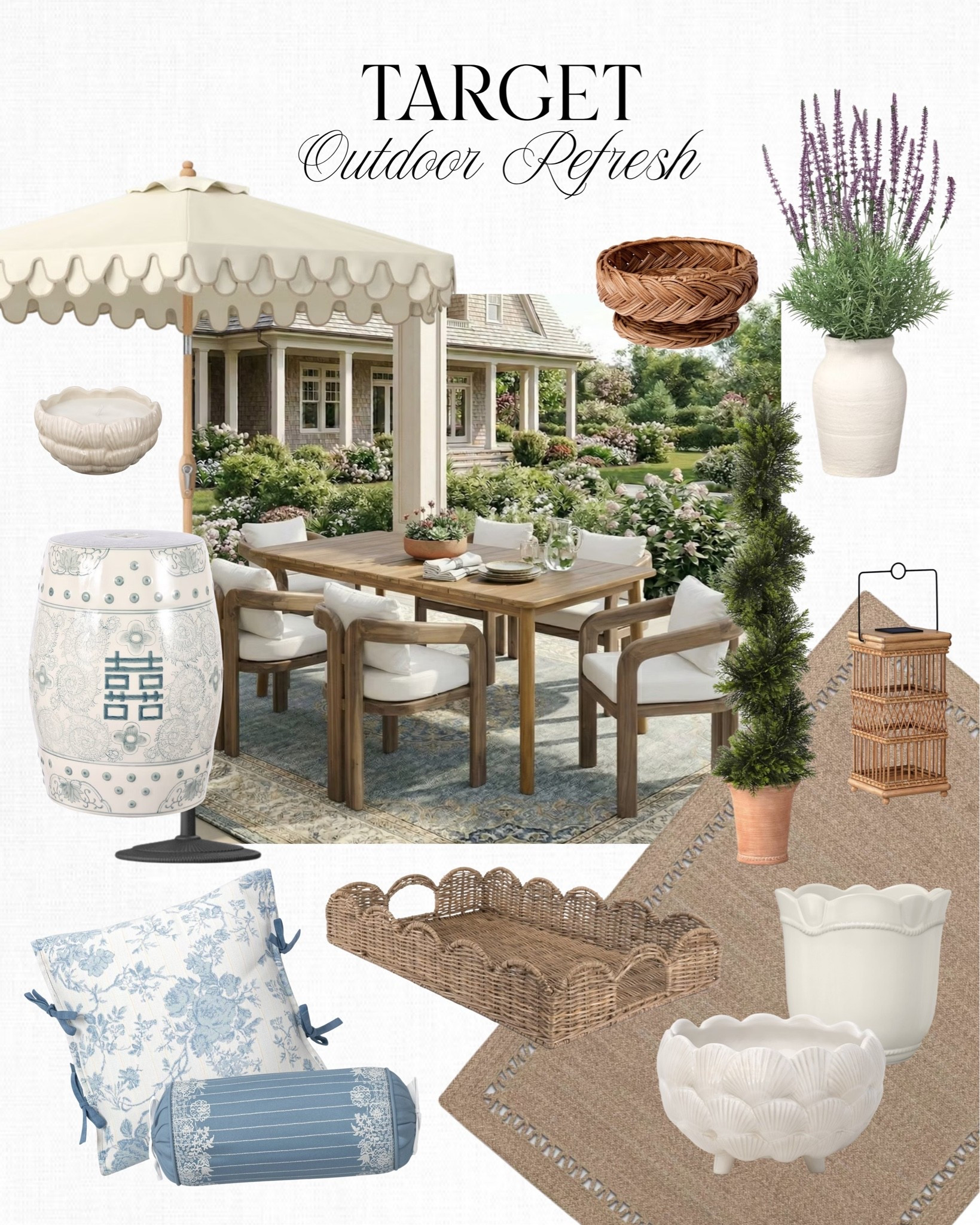 It’s officially patio season, which means it’s time for an outdoor refresh! @Target has the prettiest finds 🤍 #sponsored

#LTKSeasonal #LTKHome