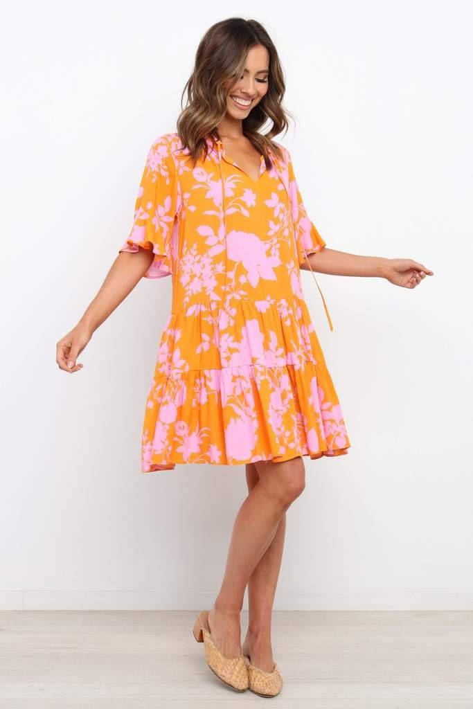 Brighton Dress - Orange | Petal & Pup (US)