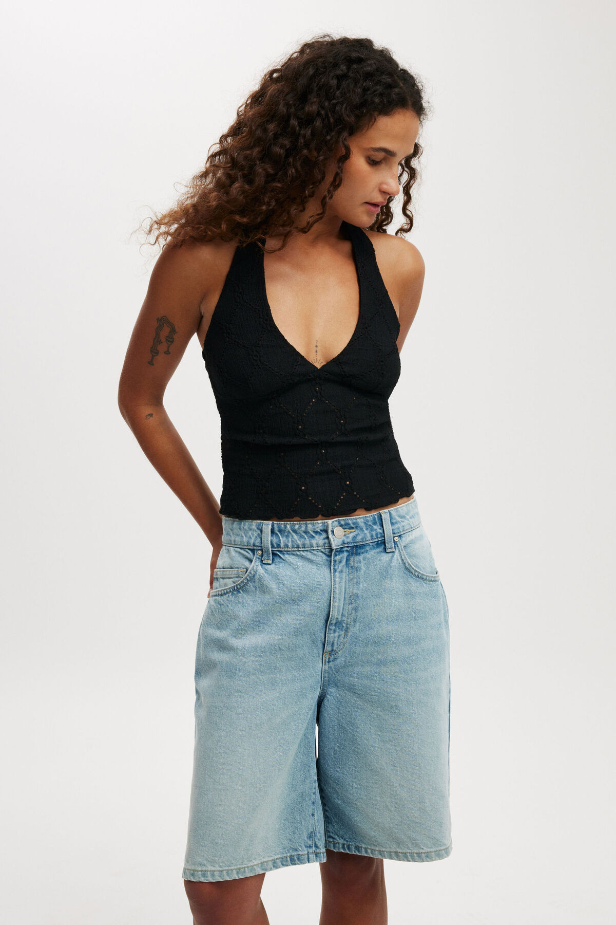 Kaia Textured Halter | Cotton On (ANZ)