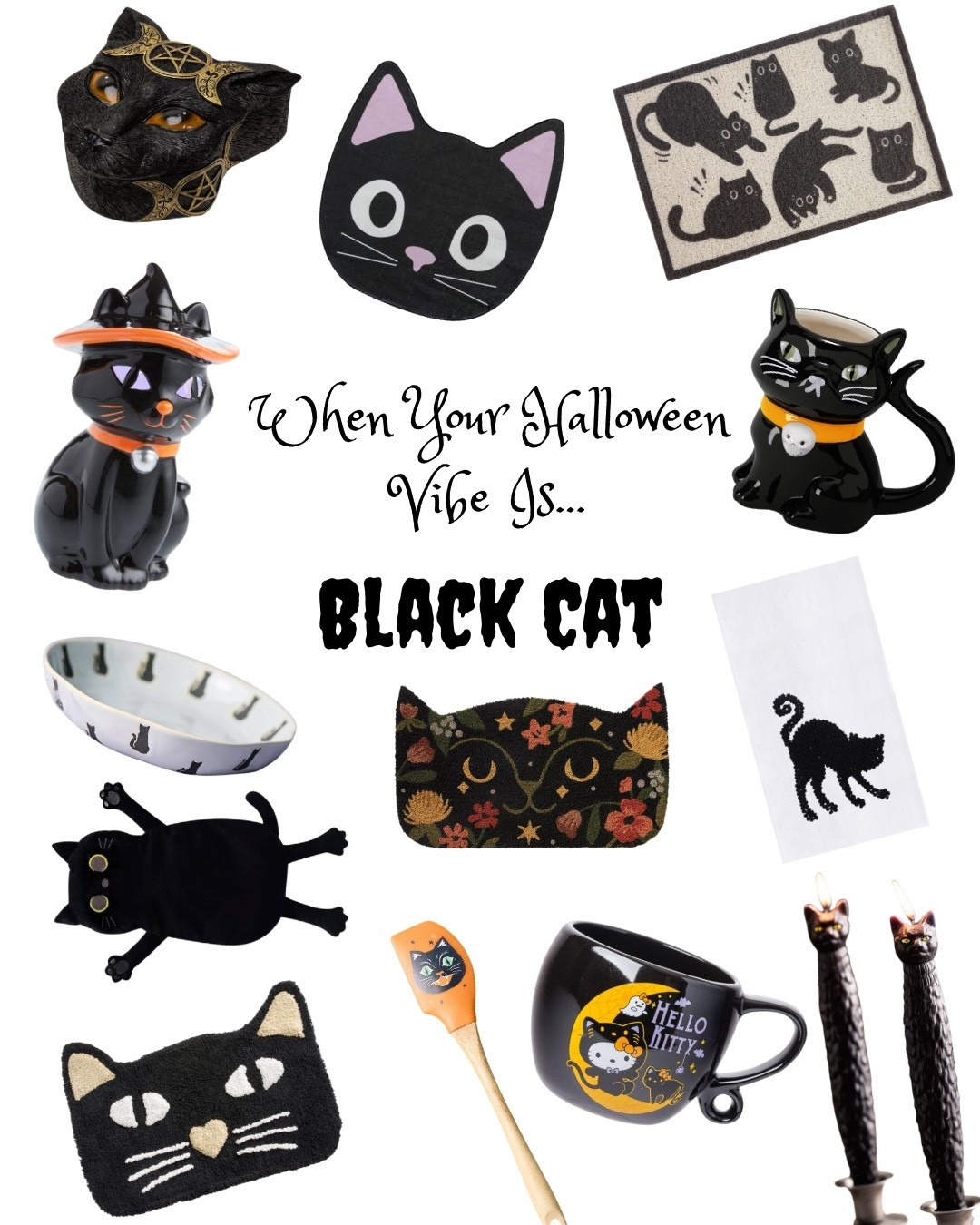 When Your Halloween vibe is… Black Cat!

Meowgical decor ideas for your purrrrrfect home  

#LTKGiftGuide #LTKSeasonal #LTKHalloween