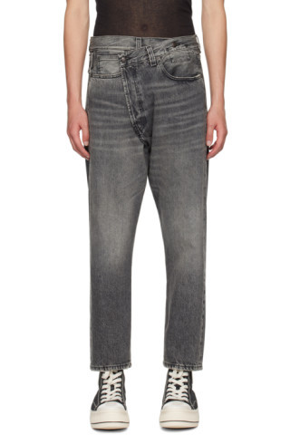 SSENSE Exclusive Gray Crossover Jeans | SSENSE