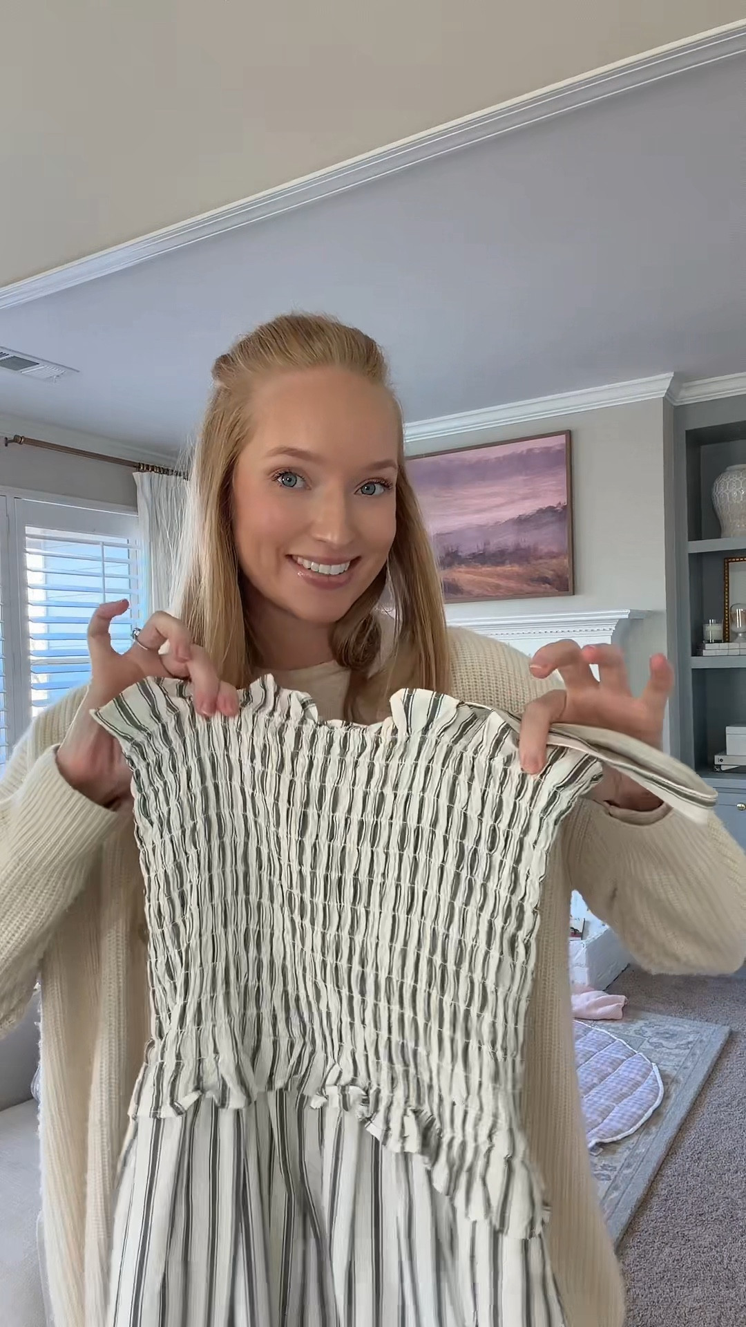 This one will go fast! This is look for less to Taylor swifts Ralph Lauren engagement dress for under $40! Wearing a small and it’s bump and nursing friendly