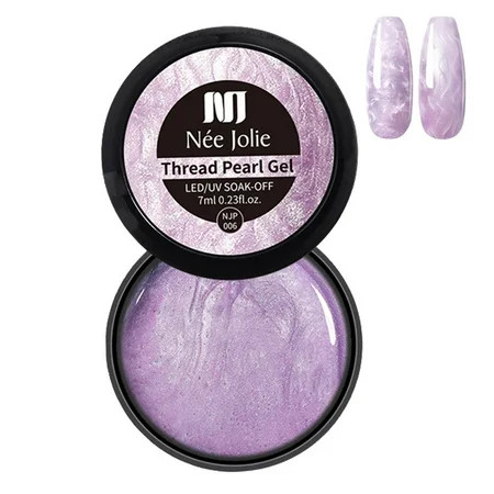 Younar Pearl Gel Nail Polish Pearlescent Nail Polish with Thread Shell Pearl Texture Pearl Shimmer V | Walmart (US)