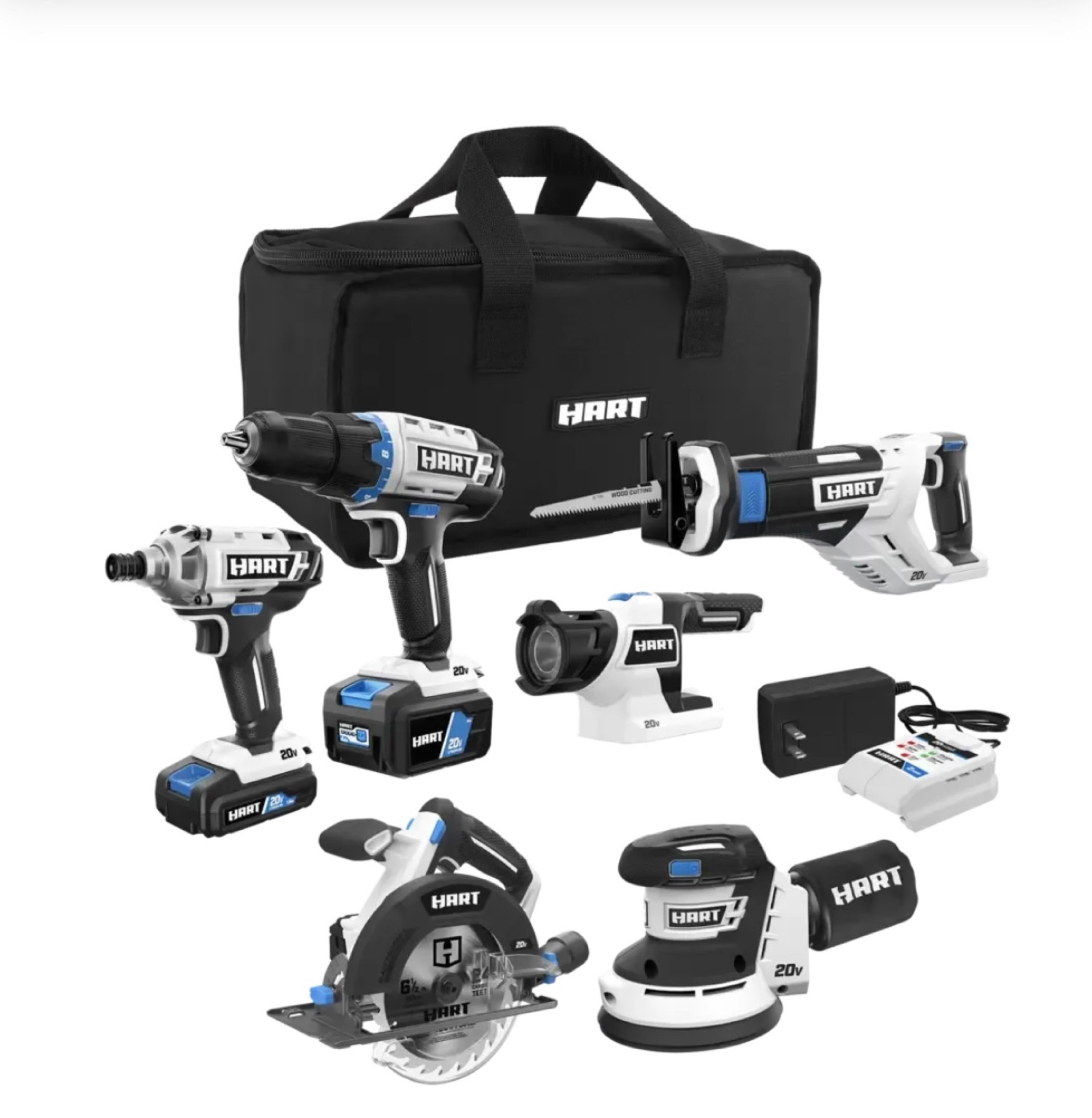 These are 6 of my most used tools in my workshop in a bundle for a ridiculously affordable price. All battery powered with the same battery (included). This kit is a no brainer!! 