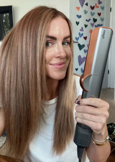 My hair has never felt for silky + smooth then when I’ve used the @dysonbeauty Airstrait! HOLY SMOKES it’s amazing AND $100 off right now. New customers can also use code HSN2024 for $10 off. @hsn #HSNInfluencer #LoveHSN #ad