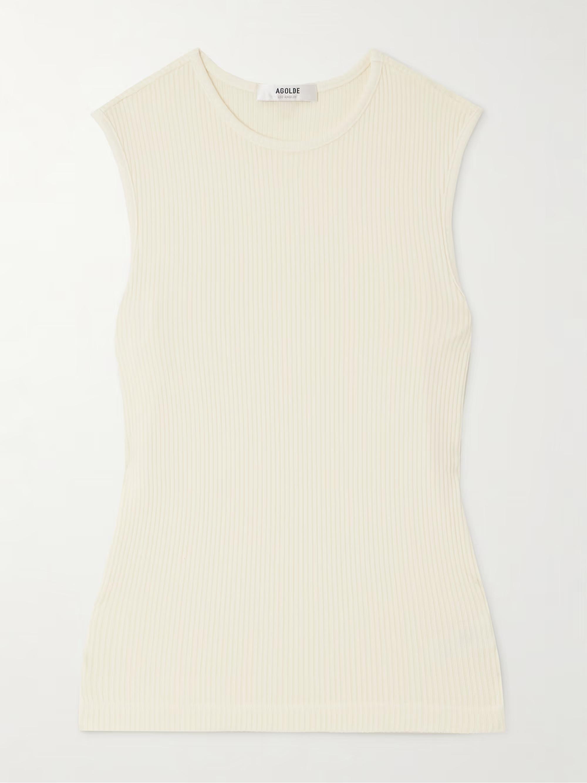 Binx ribbed stretch-Lyocell and organic cotton-blend tank | NET-A-PORTER (US)