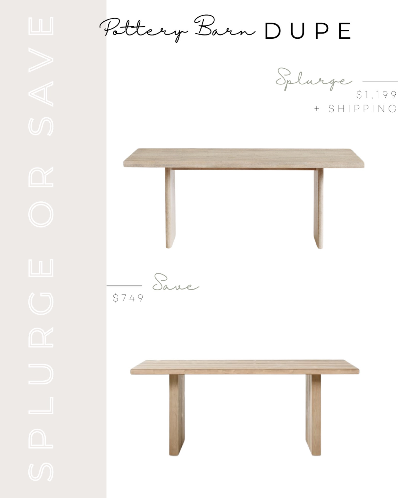 Pottery Barn dupe! Pottery Barn Cayman Dining Table Dupe! Extendable dining table, wood dining table, double pedestal dining table, rectangle dining table, West Elm dining table, West Elm Santa Rosa dining table, transitional design, transitional style, splurge or save, pottery barn inspired, pottery barn look for less, pottery barn look alike, pottery barn cayman collection, wood dining table, coastal dining table, cayman dining table pottery barn, cayman extending dining table biscotti, pottery barn cayman extending dining table, the look for less, pottery barn look alike furniture, pottery barn dining room ideas, pottery barn dining table, pottery barn dining room, pottery barn dining table decor, pottery barn dining room table

#LTKsalealert #LTKhome