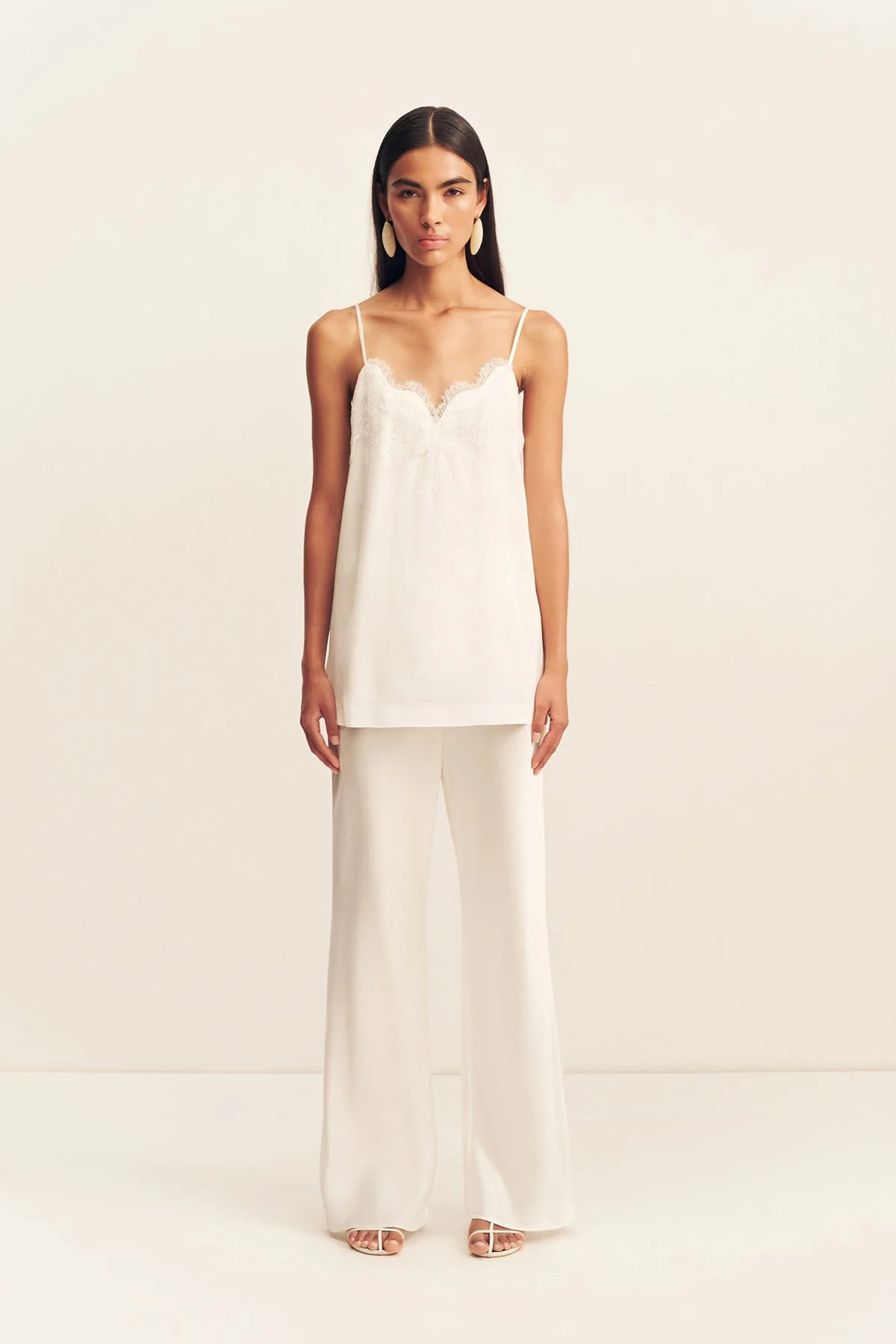 Simona Lace Cami | Ivory | Tops | Shona Joy | Shona Joy