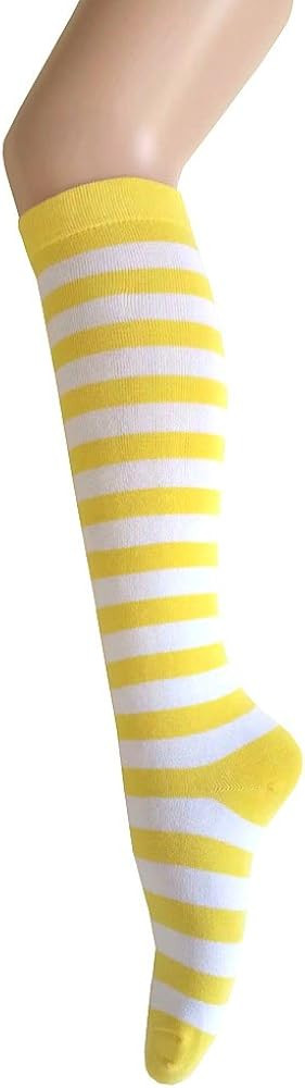 Triple M Plus Knee High & Thigh High Zebra stripes Stripes Socks | Amazon (US)
