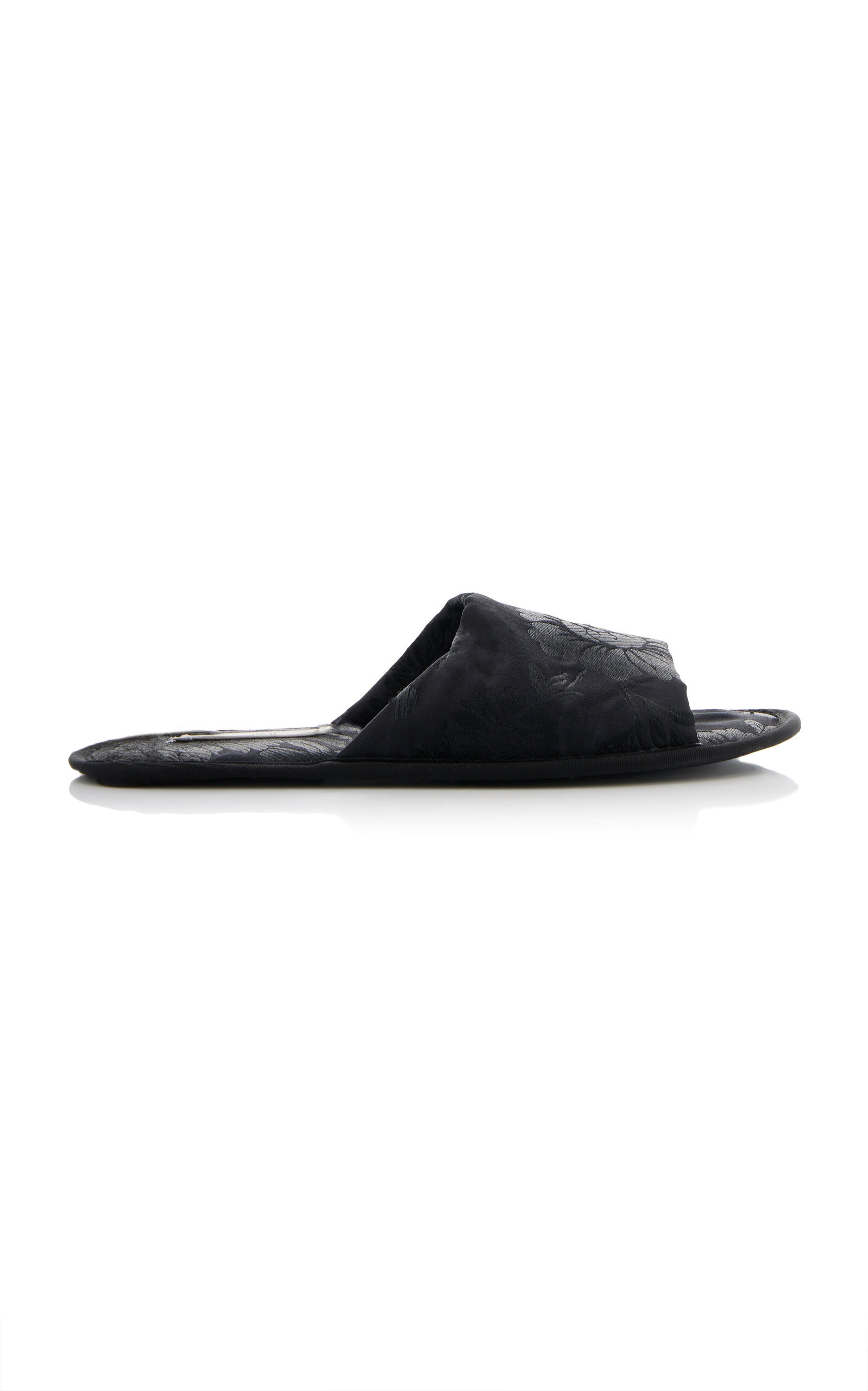 Frances Silk Jacquard Slippers | Moda Operandi (Global)