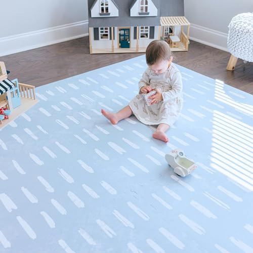 Little Landings Baby Play Mat for Floor - Shoreline (6x6ft) - Premium EVA Foam Play Mat for Babies & Toddlers (Ages 0-5+) Non-Toxic Playmat for Tummy Time, Crawling & Playroom - Stylish & Comfortable | Amazon (US)