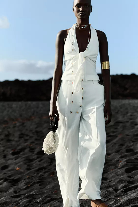 KNOT HALTER VEST | Zara US