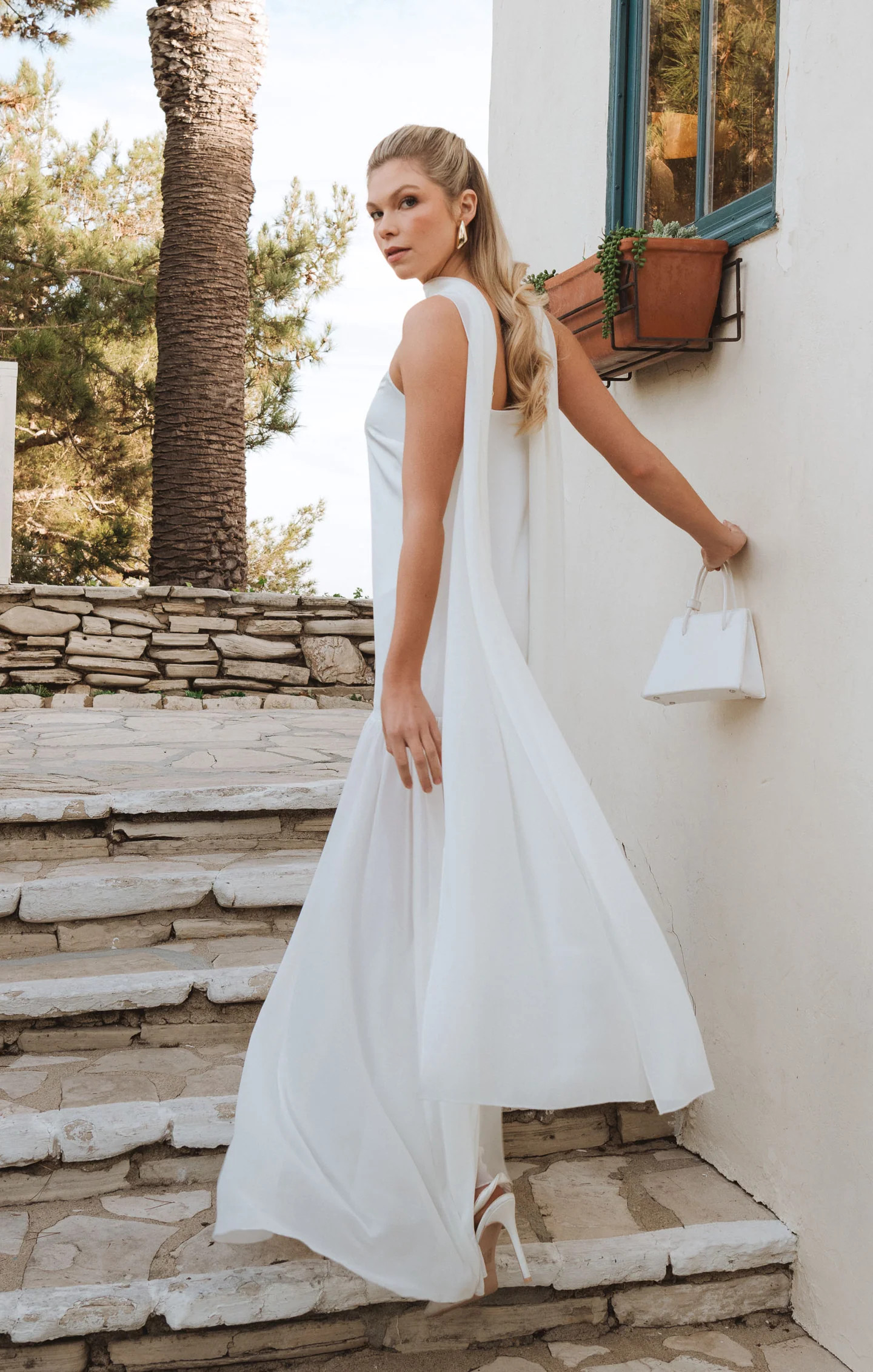 Dalia Maxi Dress ~ Ivory Luxe Satin | Show Me Your Mumu