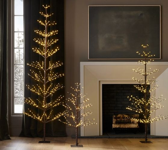 Lit Twinkling Twig Tree - 3'H | Pottery Barn (US)