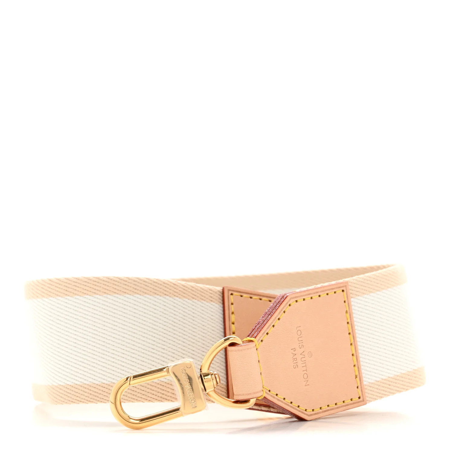 Monogram Vibe LV Shoulder Strap Beige White | FASHIONPHILE (US)