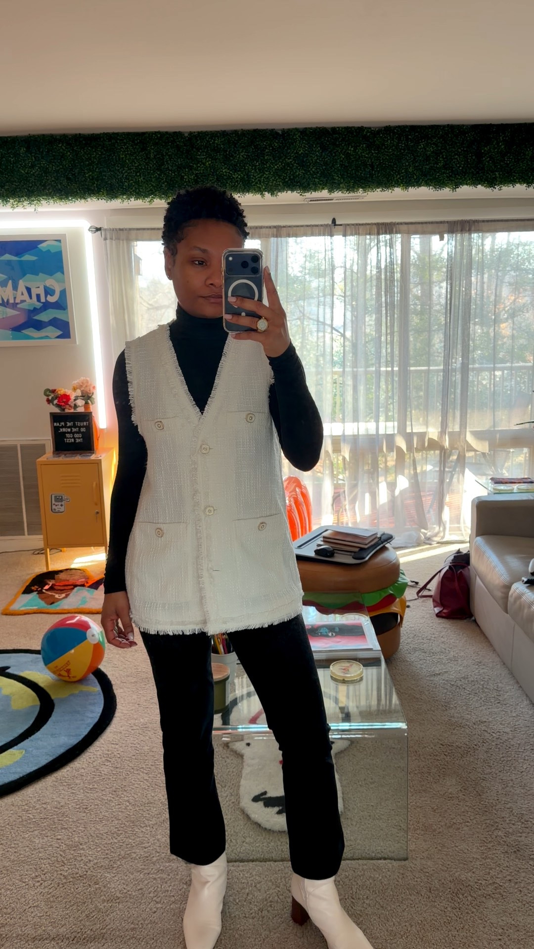 I’m all about experimenting and trying new styles to see what I like. That’s how you hone in on your personal style! I do plan to style this vest another way to see if I feel differently but it’s a cute piece that could work for you! 

#LTKgrwm #LTKootd