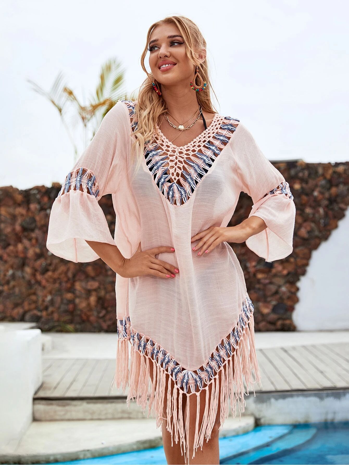 Fringe Trim Cover Up | SHEIN