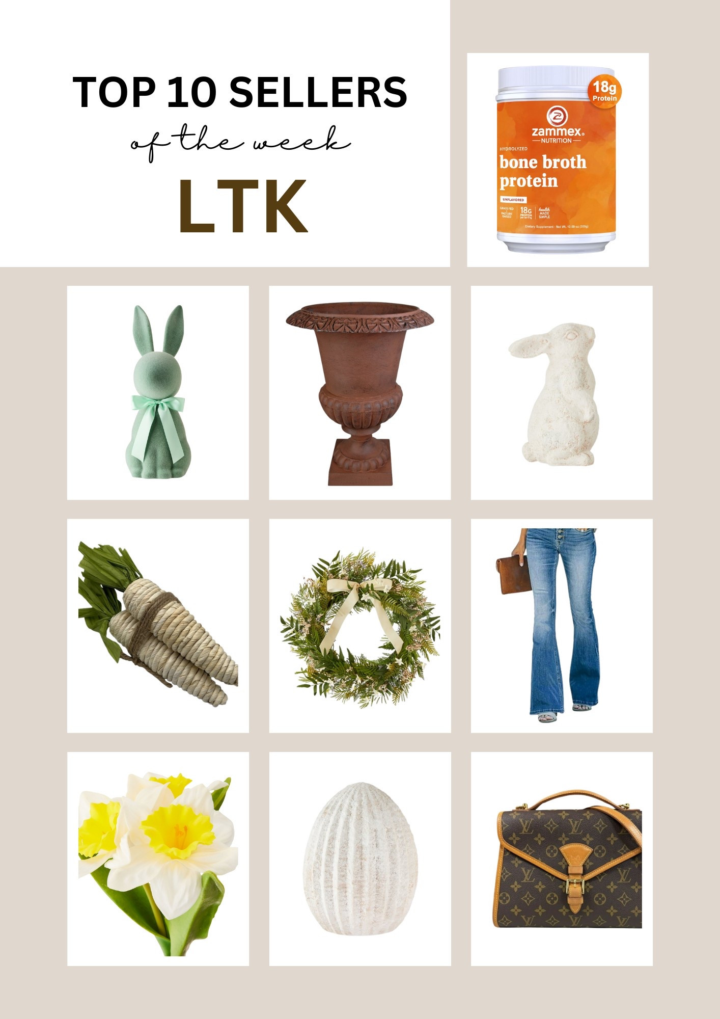 These were our most-loved items for the month of March. The list includes our favorite Easter home decor finds for the year and a great way to get a Louis bag at a great price. 

#LTKHome #LTKSeasonal