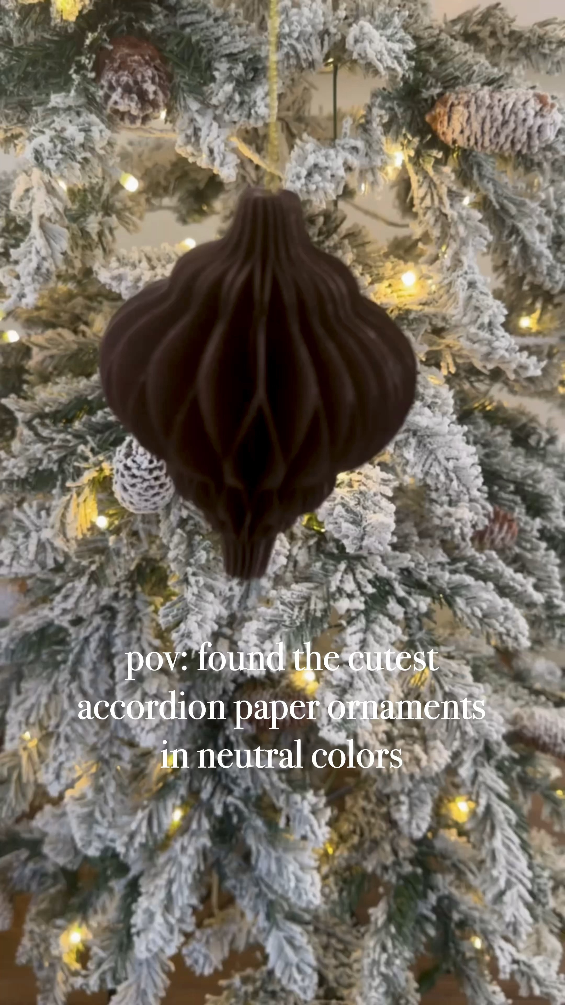 affordable accordion Christmas  ornaments 🌲🤍

How cute are these honeycomb ornaments!? Love the neutral colors and the price!  ✨ Set of twelve under $20! 

Holiday decor. Christmas decorations 

#LTKHoliday #LTKHome #LTKSeasonal