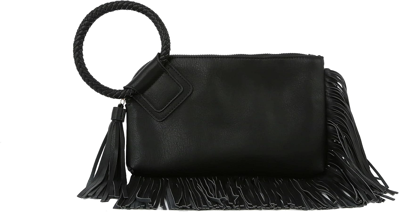 Womens Clutch Purse Wristlet Wallet Evening w/Hand Strap Casual Formal Vegan Leather - Metro Muse | Amazon (US)