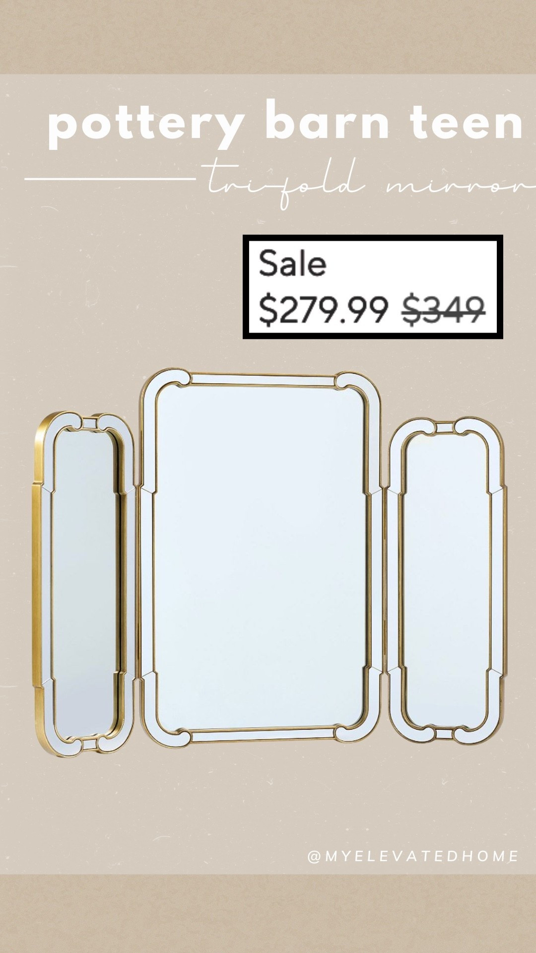 The mirror I used for my custom vanity is on huge sale! Great quality and a beautiful antique brushed brass color. 

#LTKHome