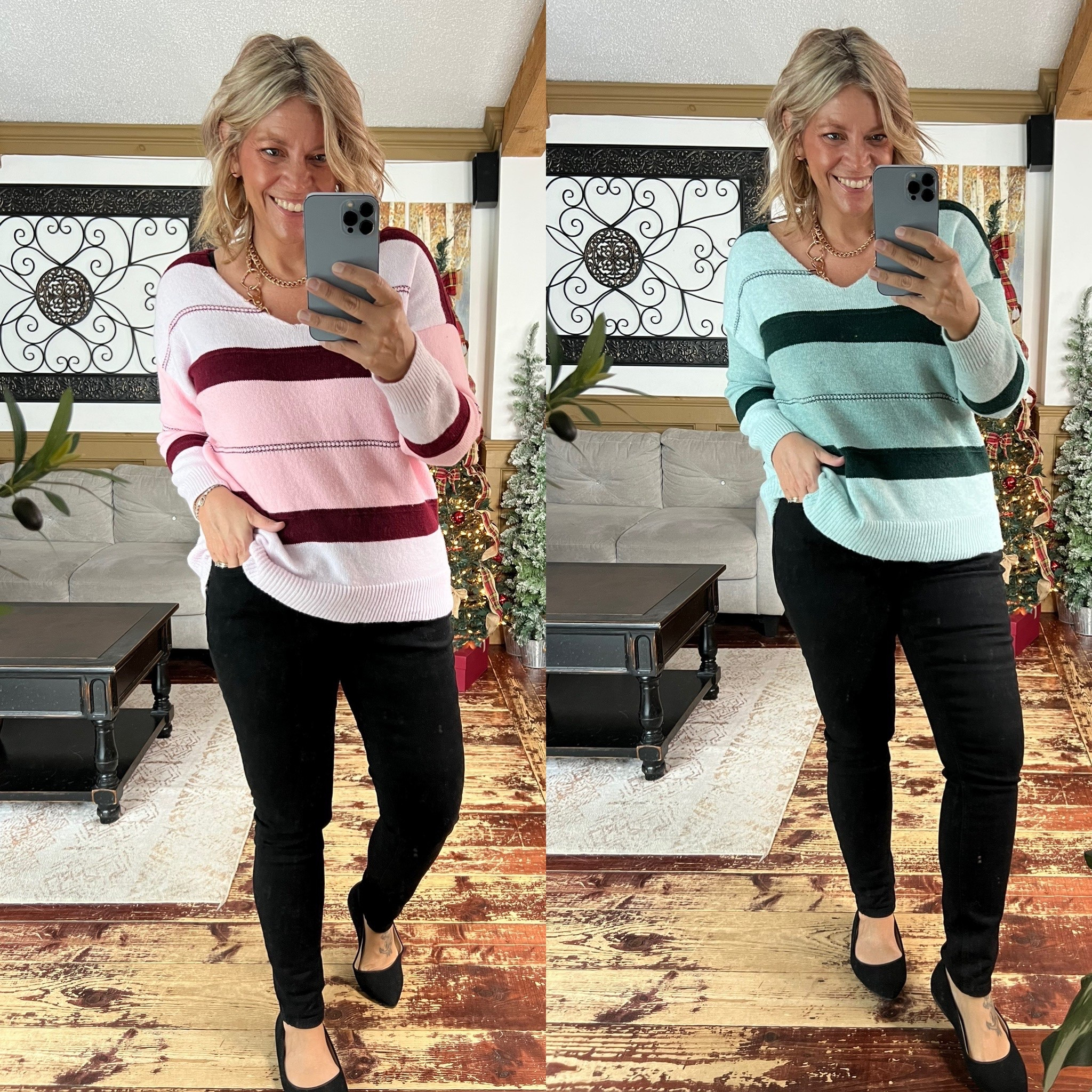 Lightweight sweaters perfect to wear now & in spring. I’m wearing the size 12 in each and size 14 in the jeans . 

#LTKMidsize #LTKSeasonal #LTKFindsUnder50