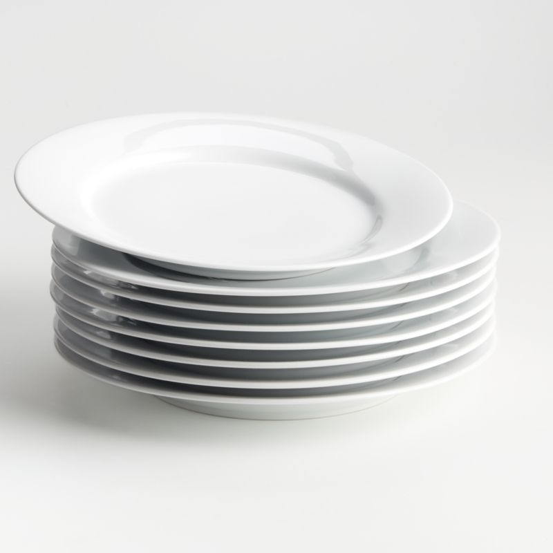 Set of 8 Aspen Dinner Plates + Reviews | Crate and Barrel | Crate & Barrel
