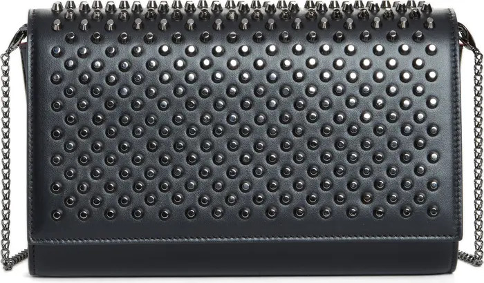 Christian Louboutin Paloma Spike Leather Clutch | Nordstrom | Nordstrom