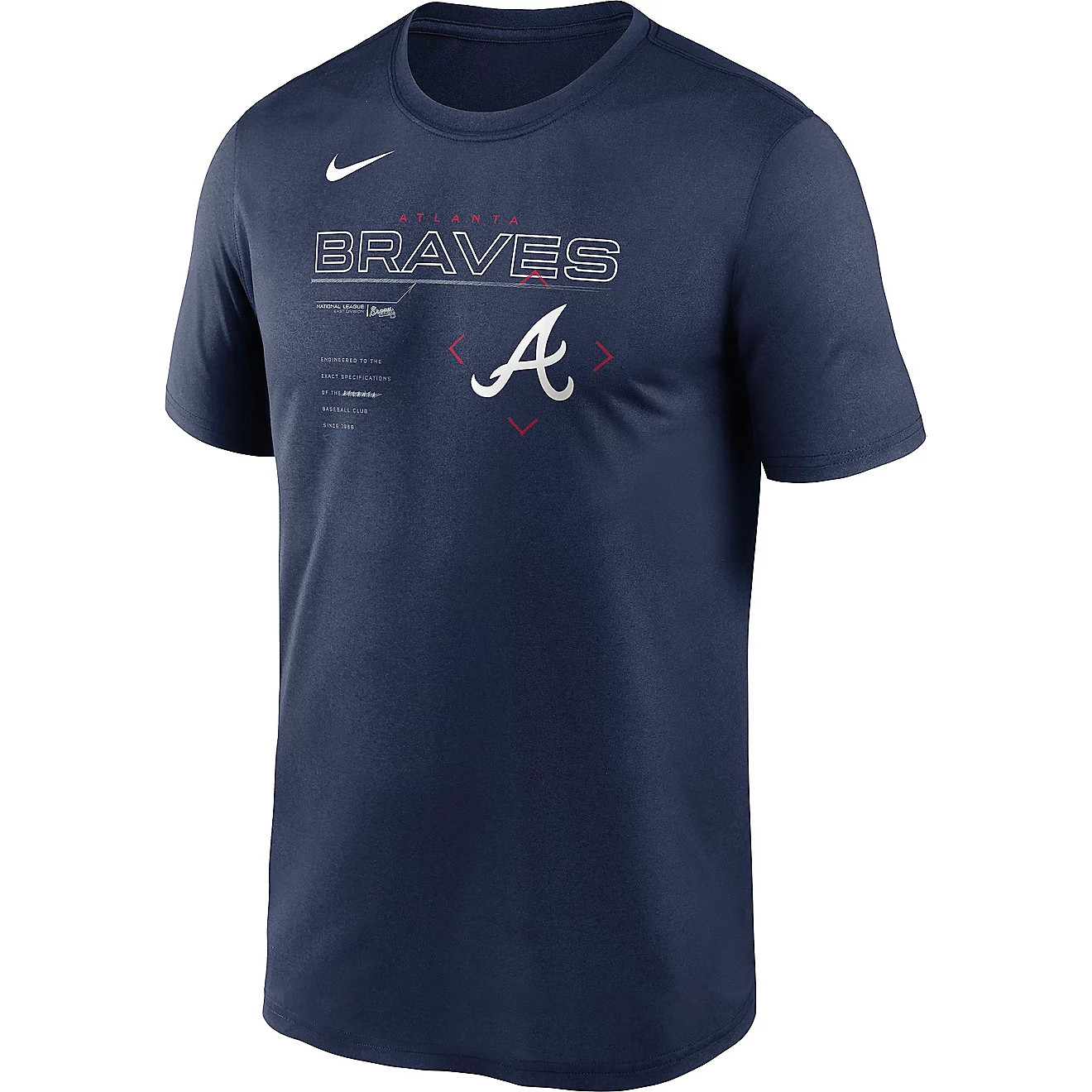 Nike Men's Atlanta Braves Legend Game Plan T-shirt | Academy Sports + Outdoors