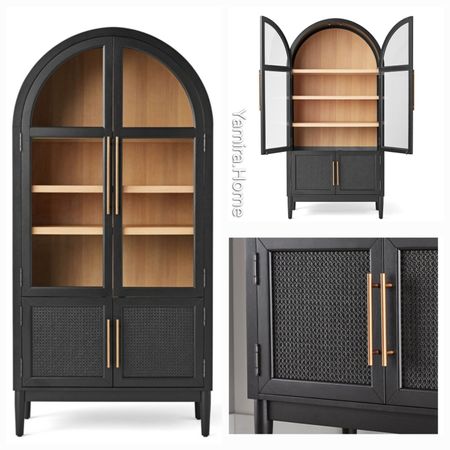 Sam's Club..Member's Mark Enzo Bookcase Storage Cabinet With Rattan Cabinet Doors, Black Finish.

#LTKHome #LTKStyleTip #LTKFamily