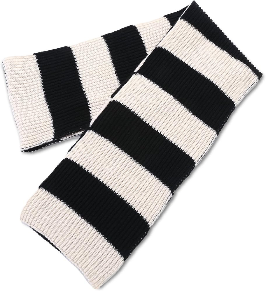 Winter men's chunky knitted striped scarf,dress checked scarves,scarf for boys,Men's Costume Acce... | Amazon (US)