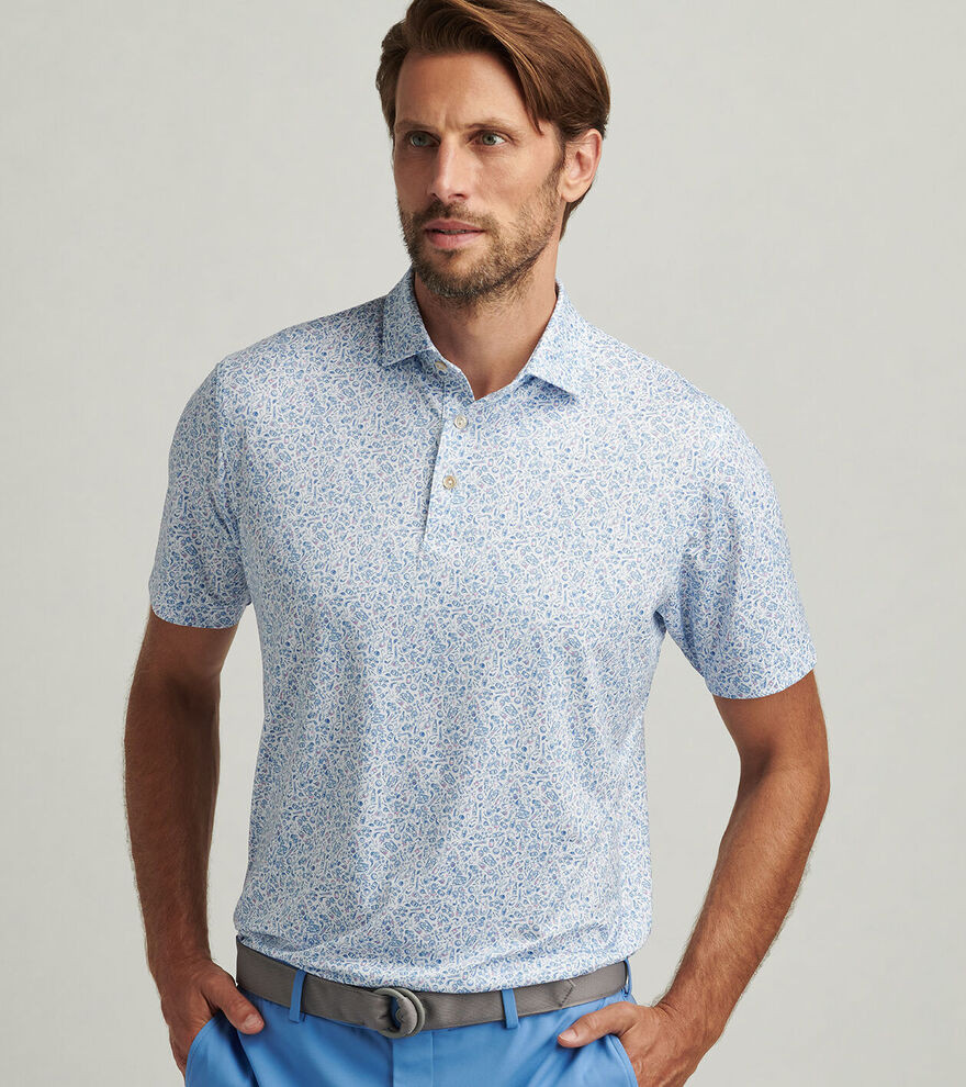 Bar For The Course Performance Jersey Polo | Peter Millar