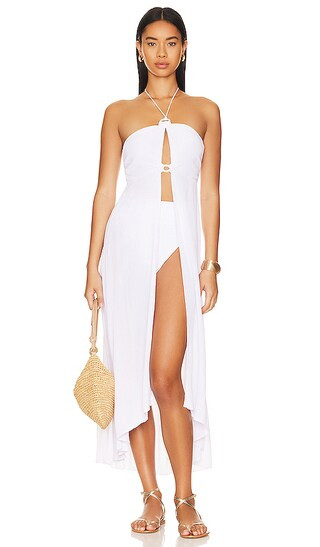 Catcha Breeze Maxi Top in White | Revolve Clothing (Global)