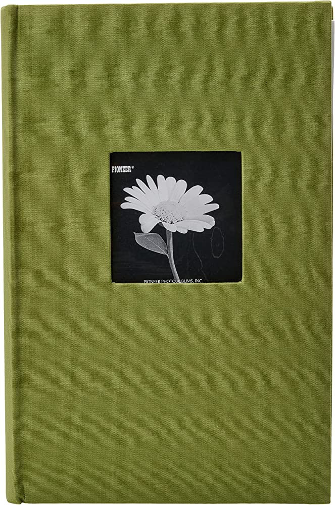 Fabric Frame Cover Photo Album 300 Pockets Hold 4x6 Photos, Herbal Green | Amazon (US)