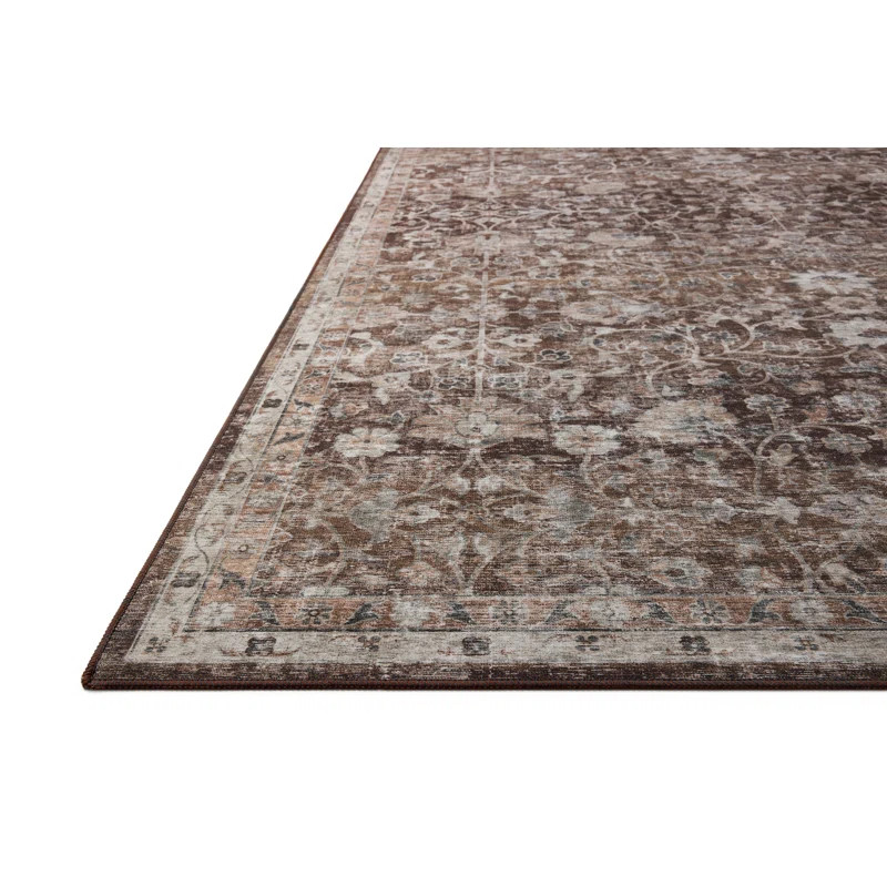 Amber Lewis x Loloi Machine Washable Josie Earth / Natural Area Rug "& Reviews" | Wayfair | Wayfair North America