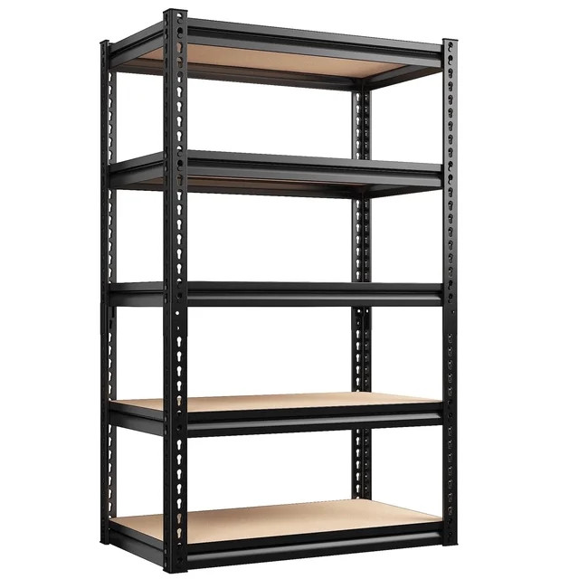 REIBII Storage Shelves Unit 5 Tier Adjustable Metal Shelving for Garage,12"D x 28"W x 60"H | Walmart (US)