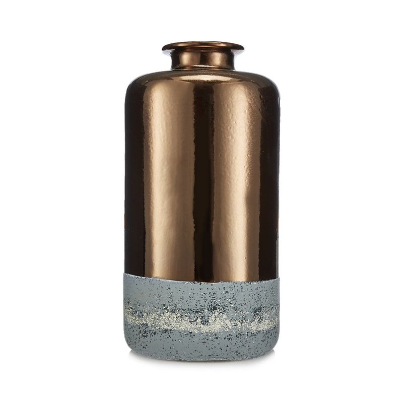 Abigail Ahern/EDITION - Metallic Cylindrical Vase | Debenhams UK