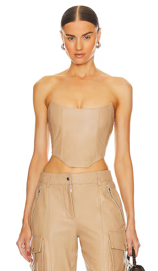 Eloise Top in Tannin | Revolve Clothing (Global)