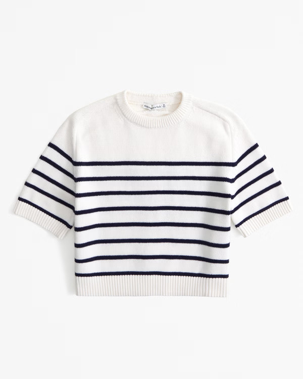 Crew Sweater Tee | Abercrombie & Fitch (US)