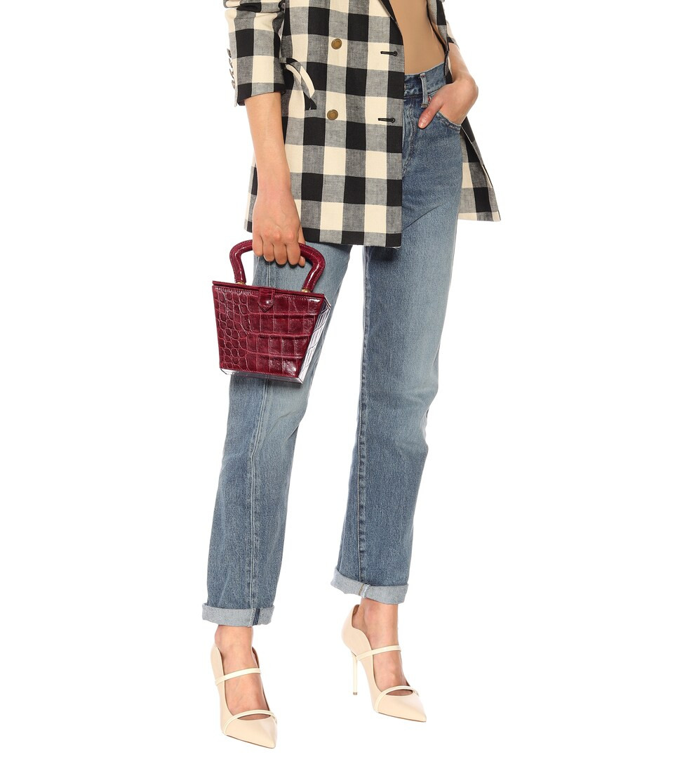 Mini Sadie embossed leather box bag | Mytheresa (IT)